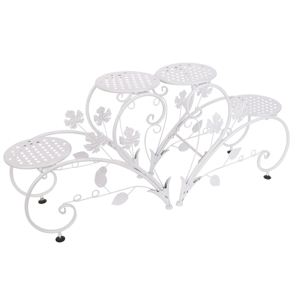 2-Piece Tall Plant Stand Set