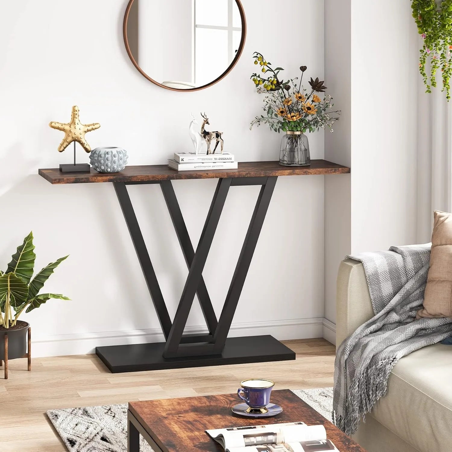 43" Hallway Console Table