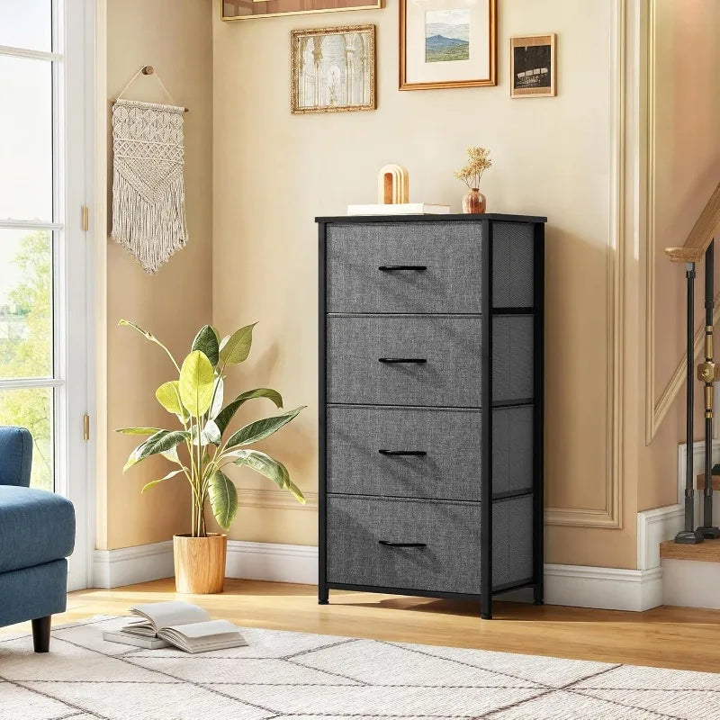 4-Drawer Fabric Storage Tower