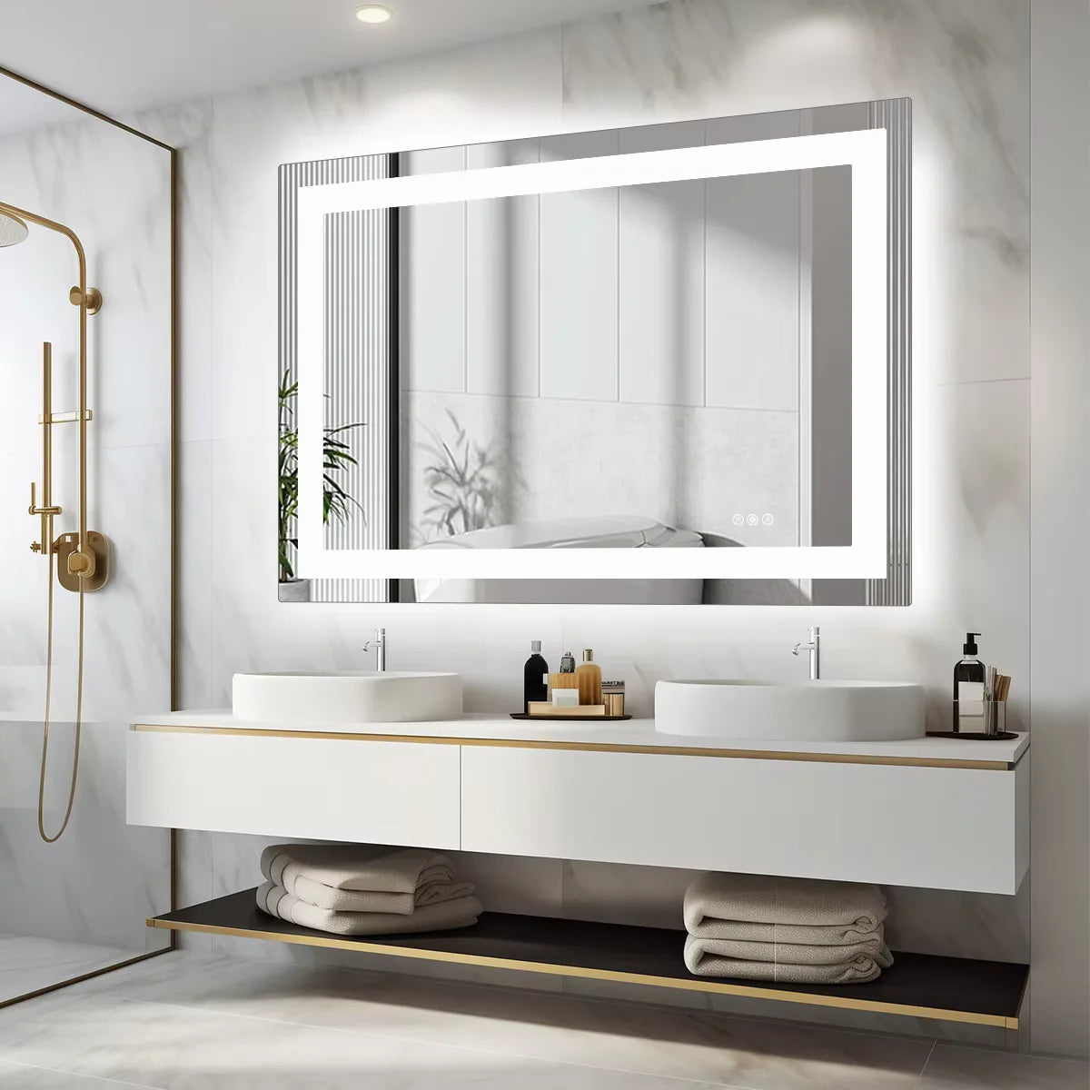 36" x 24" LED Bathroom Vanity Mirror