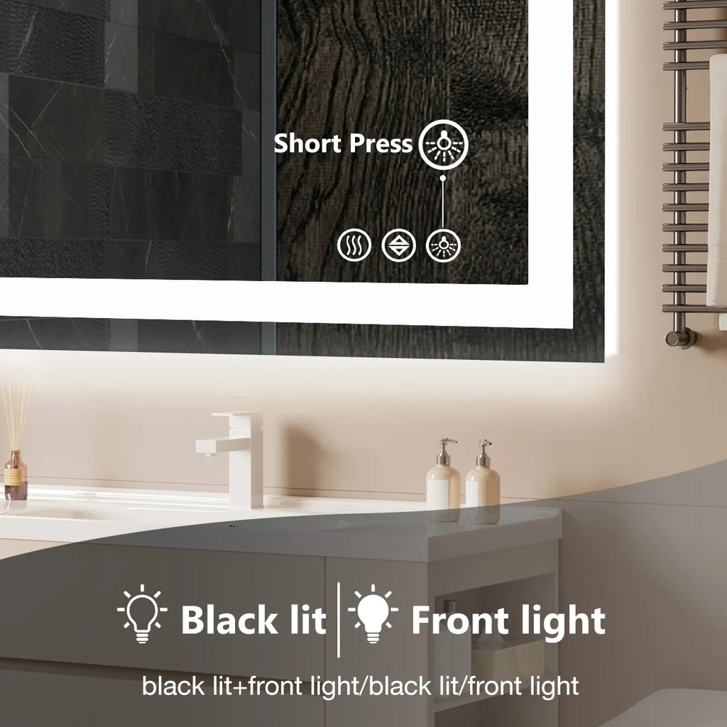 36" x 24" LED Bathroom Vanity Mirror