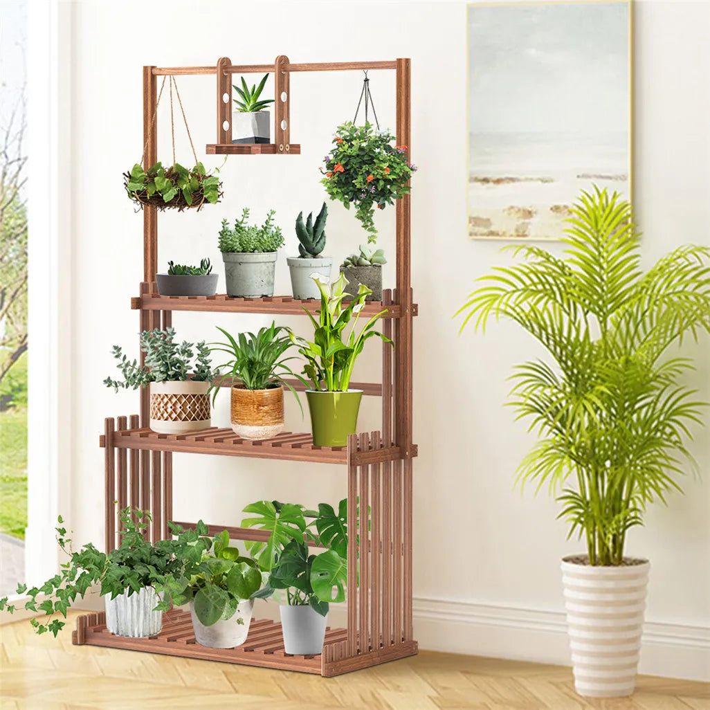 Heavy Duty Wooden Plant Stand