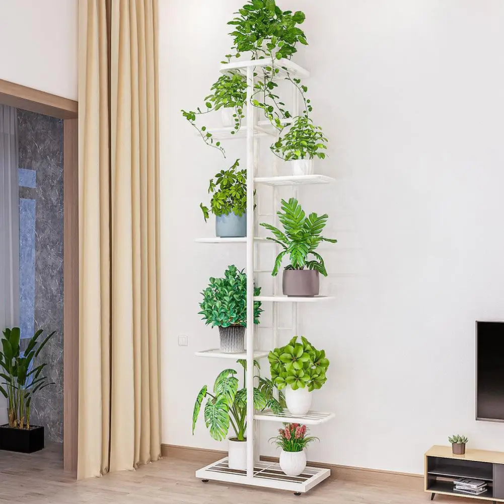 8-Tier Metal Plant Stand