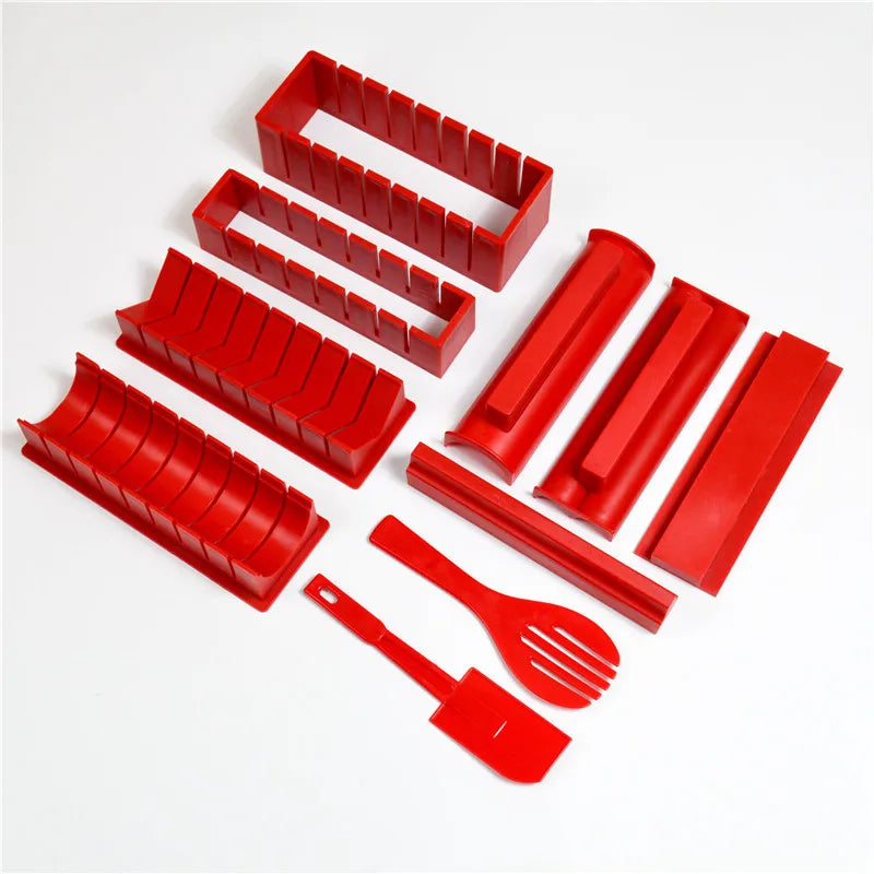 Multifunctional Sushi Maker Kit Complete Sushi Moulds Sushi Making Kit Rice Roll DIY Kitchen Set Suitable for Beginners