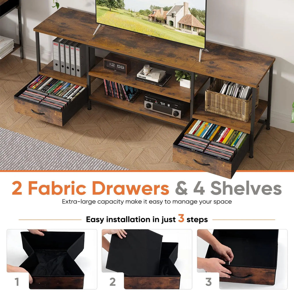 63" Wooden TV Stand for 75" TVs