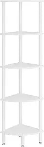 5-Tier Industrial Corner Shelf Stand