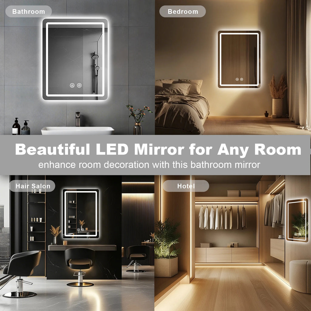20" x 28" LED Bathroom Vanity Mirror