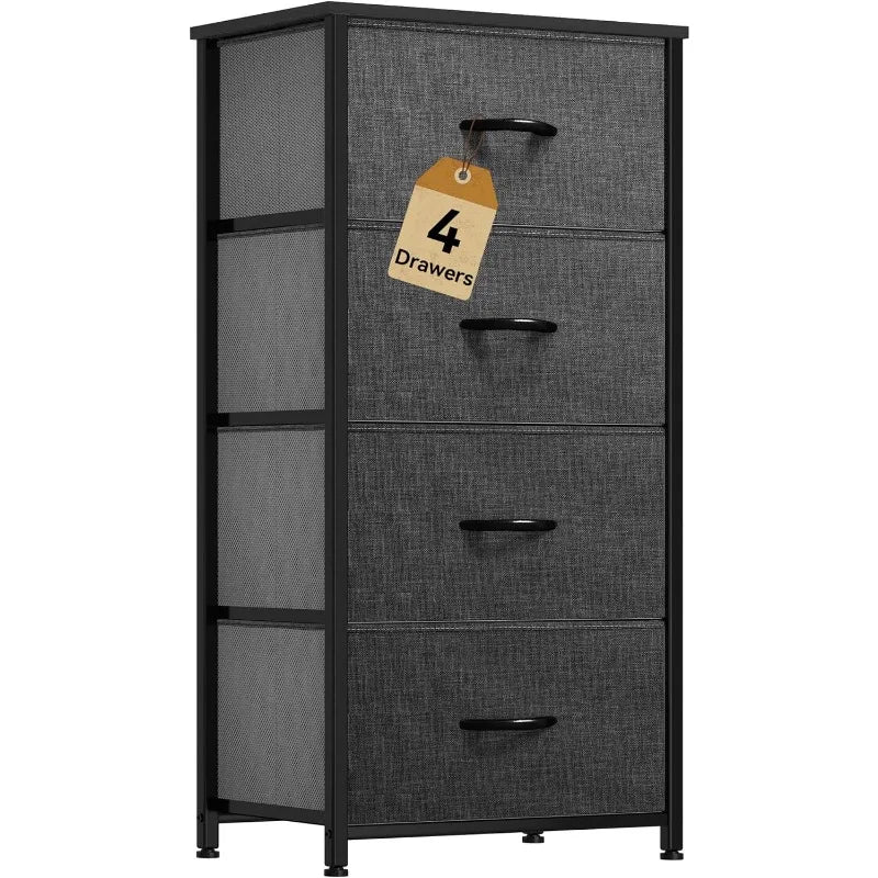 4-Drawer Fabric Storage Tower