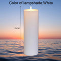 10in, 12in, 14in Flameless Pillar Candle Window Lamp Realistic Moving Flame Wax Waterproof Portable Atmosphere Lamp For Patio Porch